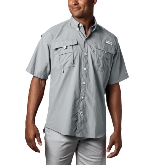 Columbia PFG Bahama II Men's Fishing Shirts Grey | 758-KRJVAT