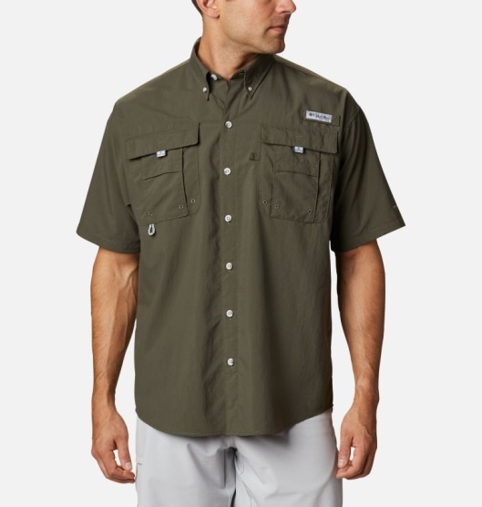 Columbia PFG Bahama II Men's Fishing Shirts Brown | 820-UCBKED