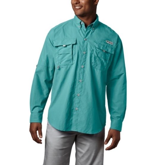 Columbia PFG Bahama II Men's Fishing Shirts Green | 830-YCMLFA