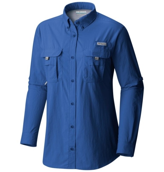 Columbia PFG Bahama Women's Shirts Blue | 081-BTLSXN