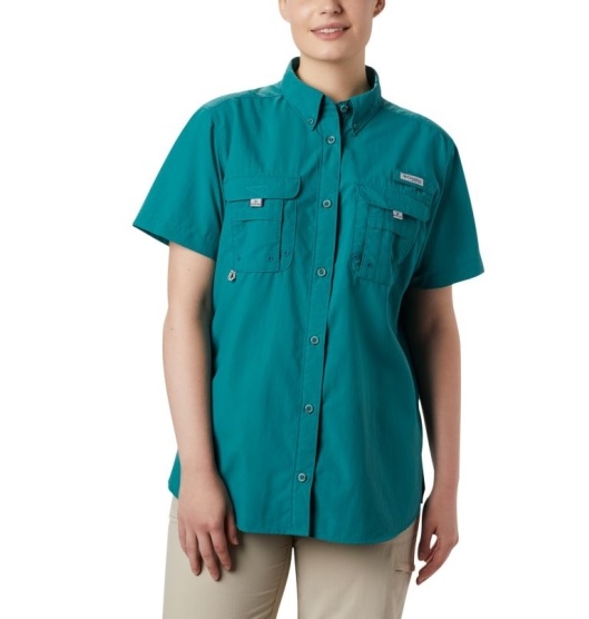 Columbia PFG Bahama Women's Shirts Blue | 429-ERXMSA