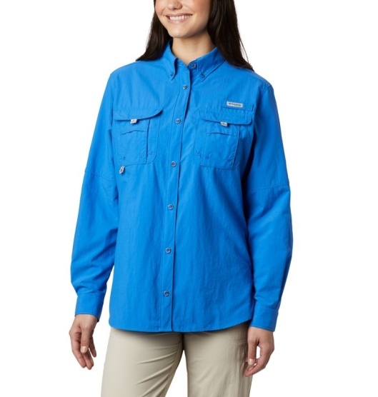 Columbia PFG Bahama Women's Shirts Blue | 690-HZUFSQ