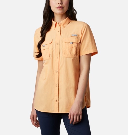 Columbia PFG Bahama Women's Shirts Light Juice | 170-KFTQXB