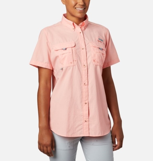 Columbia PFG Bahama Women's Shirts Pink | 260-YCRPHJ