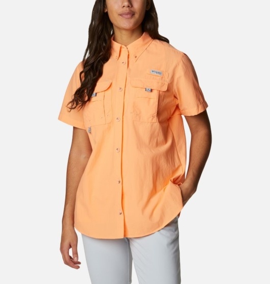 Columbia PFG Bahama Women's Shirts Yellow | 572-CYWDZQ