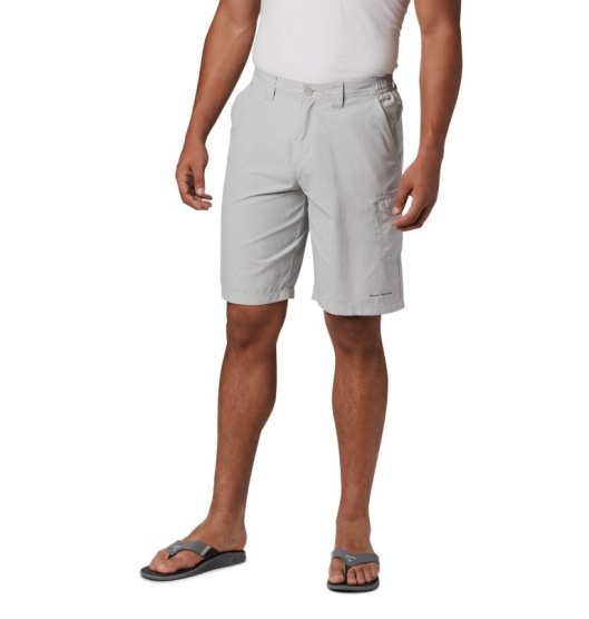 Columbia PFG Blood and Guts III Men's Shorts Grey | 043-ABQZHM