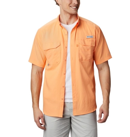 Columbia PFG Blood and Guts III Men's Shirts Yellow | 340-FIEOJC