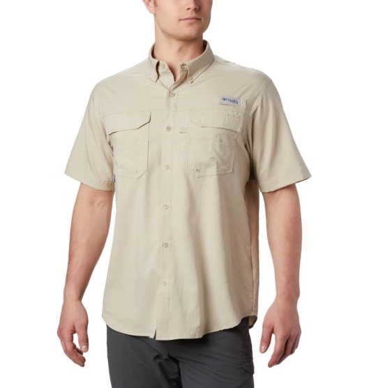 Columbia PFG Blood and Guts III Men's Shirts Khaki | 750-EQKPXI