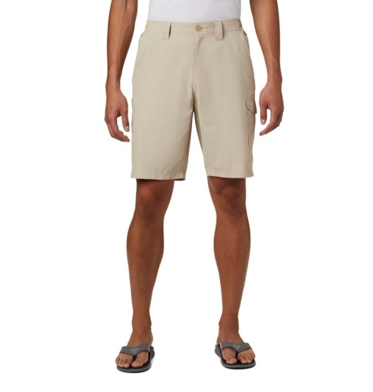 Columbia PFG Blood and Guts III Men's Shorts Khaki | 805-ZJLUKD