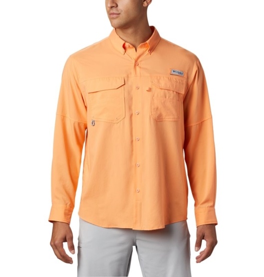 Columbia PFG Blood and Guts Men's Shirts Yellow | 965-FBSXQI