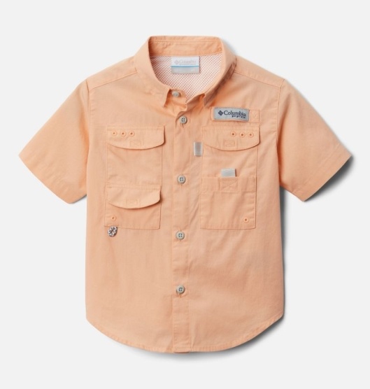 Columbia PFG Bonehead Kids' Shirts Yellow | 579-NZGYIR