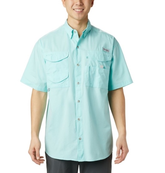 Columbia PFG Bonehead Men's Fishing Shirts Green | 189-JSBOFL