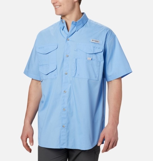 Columbia PFG Bonehead Men's Fishing Shirts White | 680-KWITFX