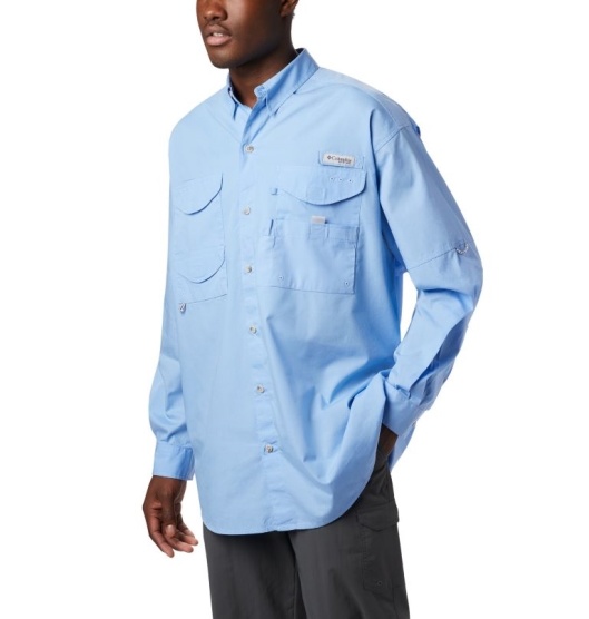 Columbia PFG Bonehead Men's Shirts White | 836-JMVWBS