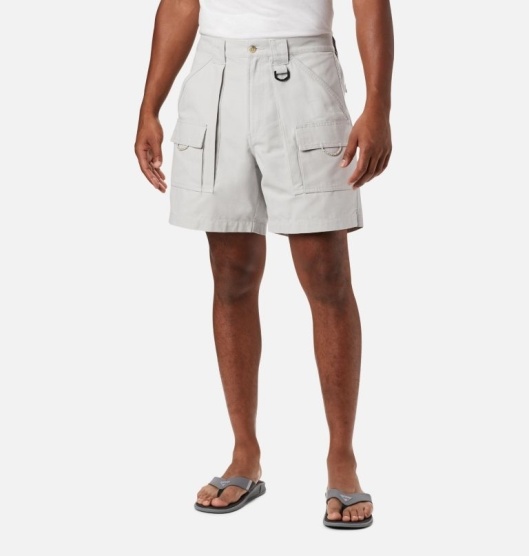 Columbia PFG Brewha II Men's Shorts Grey | 716-GZYFEM