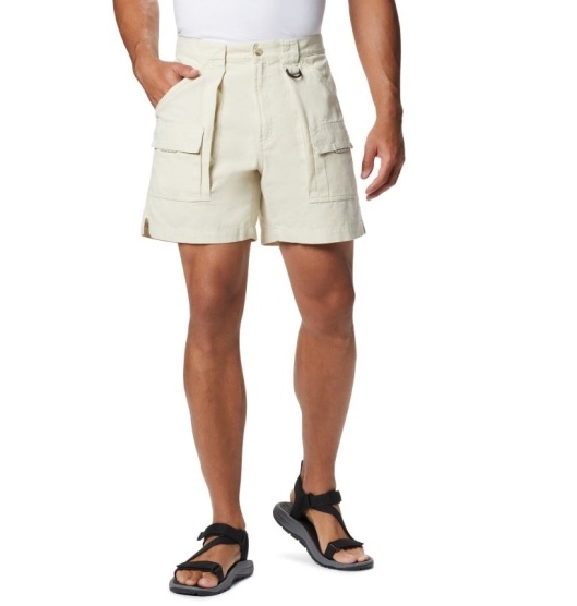 Columbia PFG Brewha II Men's Shorts Stone | 943-DGJUHE