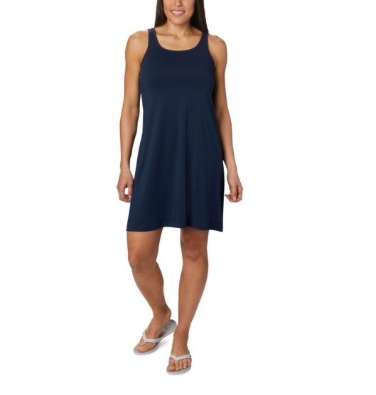 Columbia PFG Freezer III Women's Dresses Navy | 492-IFQNLR