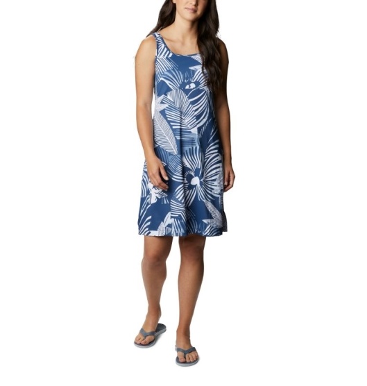 Columbia PFG Freezer III Women's Dresses Blue | 826-OHAFGE