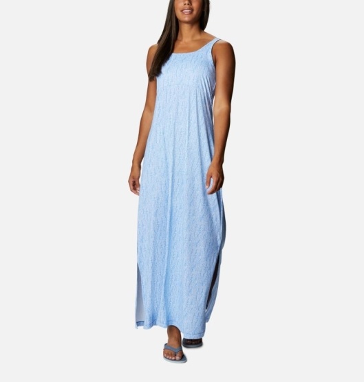 Columbia PFG Freezer Women's Dresses Blue | 125-NGTVJR