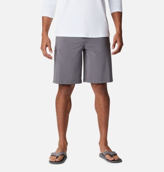 Columbia PFG Grander Marlin II Men's Shorts Grey | 940-QPFGRE