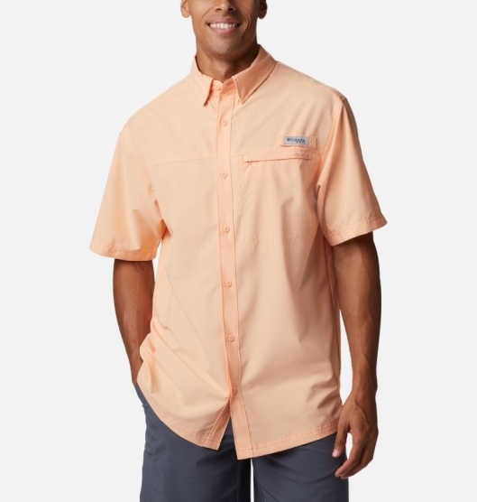 Columbia PFG Grander Marlin Men's Shirts Yellow | 539-QGMHDX