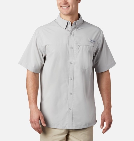 Columbia PFG Grander Marlin Men's Shirts Grey | 698-PFIJZH