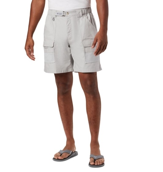 Columbia PFG Half Moon III Men's Shorts Grey | 254-TRLJYE