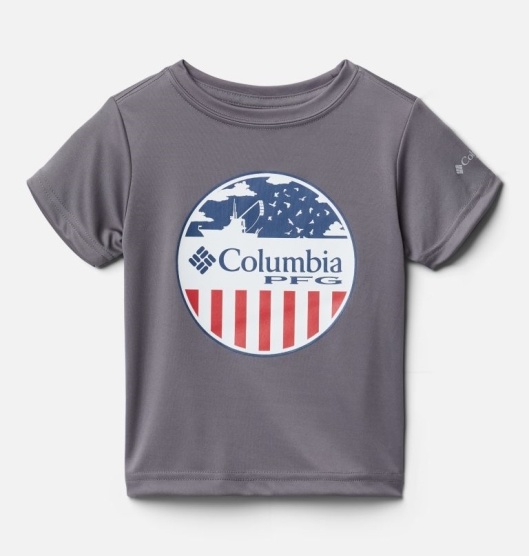 Columbia PFG Kids' Shirts Grey | 371-HOUJEM