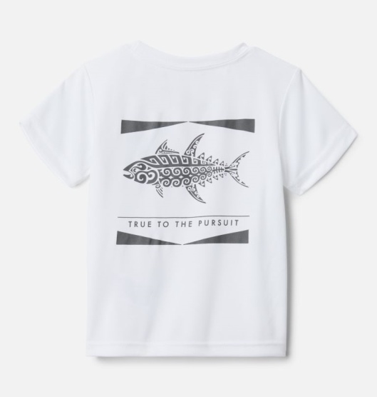 Columbia PFG Kids' Shirts White | 167-EBRCUN