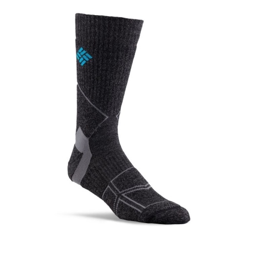 Columbia PFG Men's Socks Grey | 126-QJOLWB