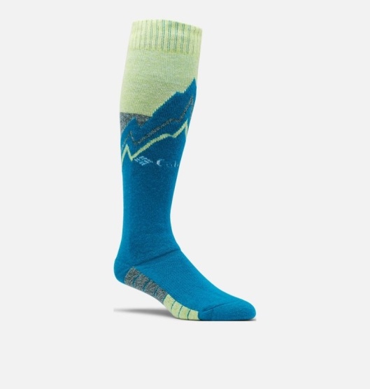 Columbia PFG Men's Socks Light Blue | 523-NERLKG