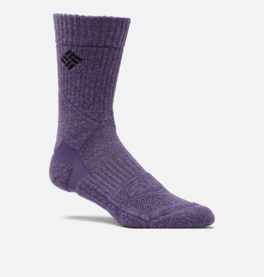 Columbia PFG Men's Socks Navy Purple | 275-WUJNCV