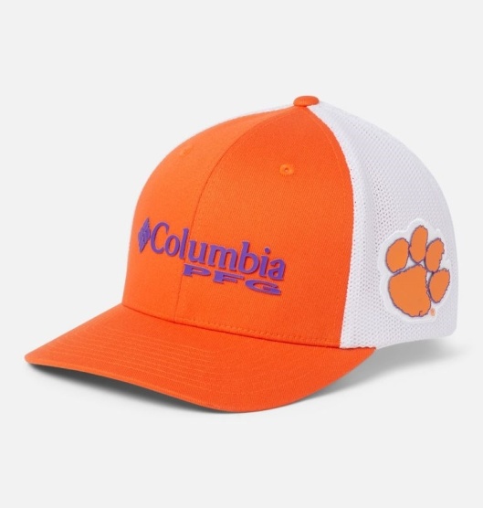 Columbia PFG Mesh Baseball Cap Women's Hats Orange | 594-ENCQMV