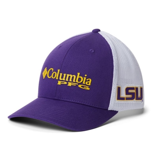 Columbia PFG Mesh Baseball Cap Women's Hats Purple | 610-LWKNXE