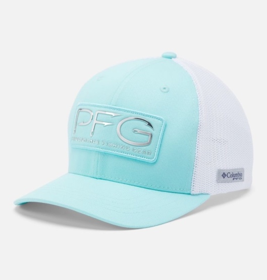 Columbia PFG Mesh Kids' Hats Green | 178-QYUJNC