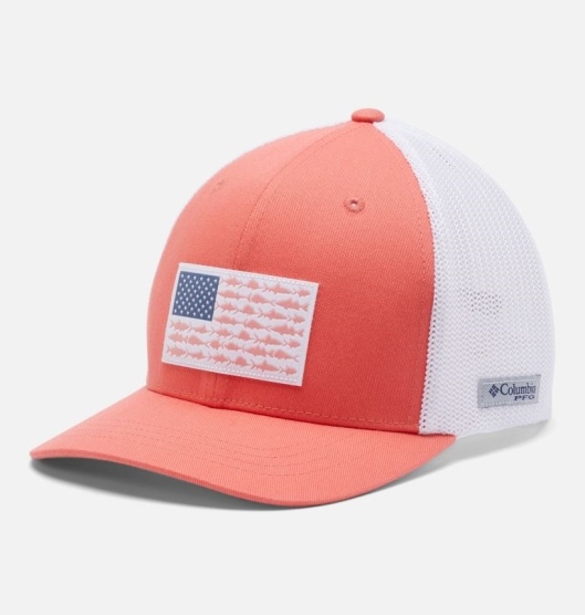 Columbia PFG Mesh Kids' Hats Orange | 283-IUHPJQ