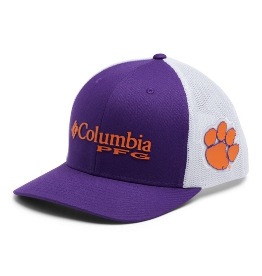 Columbia PFG Mesh Snap Back Baseball Cap Women's Hats Purple | 763-XLCZTD