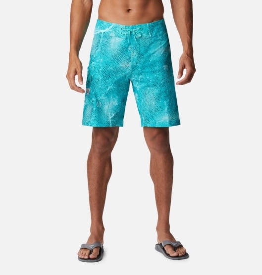 Columbia PFG Offshore Men's Shorts Blue | 093-WUOXVL