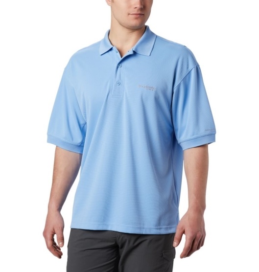 Columbia PFG Perfect Cast Men's Polo White | 918-QSRTOH