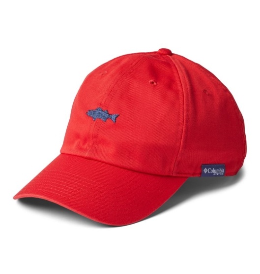 Columbia PFG Permit Baseball Cap Women's Hats Red Blue | 610-BCDWUQ