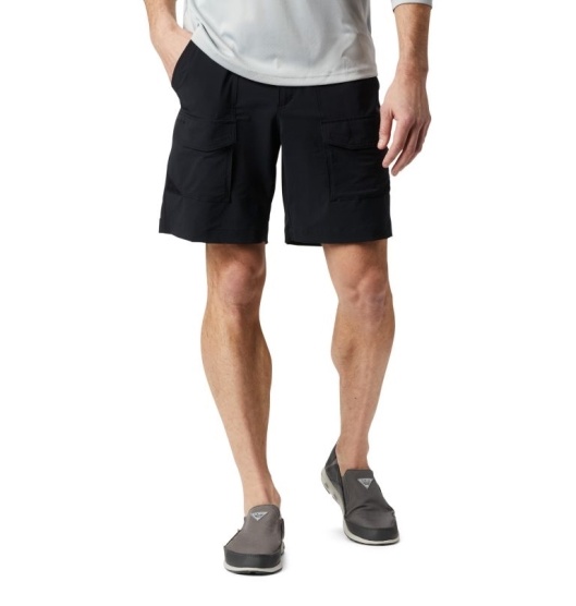 Columbia PFG Permit III Men's Shorts Black | 469-IFUDPY