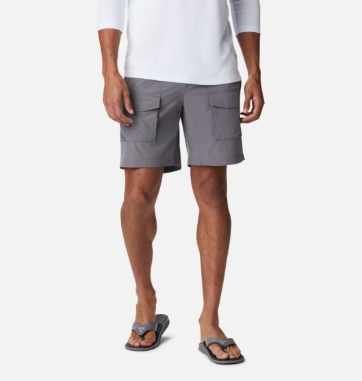 Columbia PFG Permit III Men's Shorts Grey | 349-VAYHRF