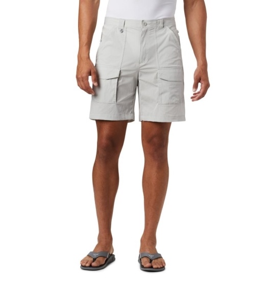 Columbia PFG Permit III Men's Shorts Grey | 964-WZLRXK