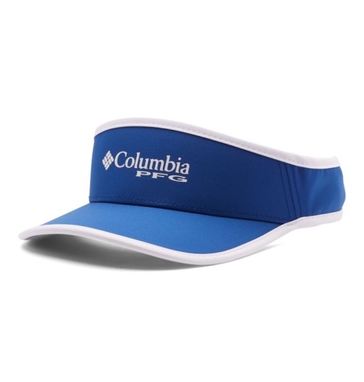 Columbia PFG Signature 110 Baseball Cap Women's Hats Blue White | 324-ZRENWK