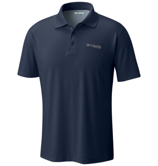 Columbia PFG Skiff Cast Men's Polo Navy | 781-NWUHTO