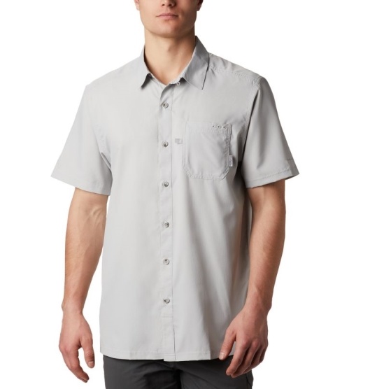 Columbia PFG Slack Tide Men's Shirts Grey | 768-DOPIYT