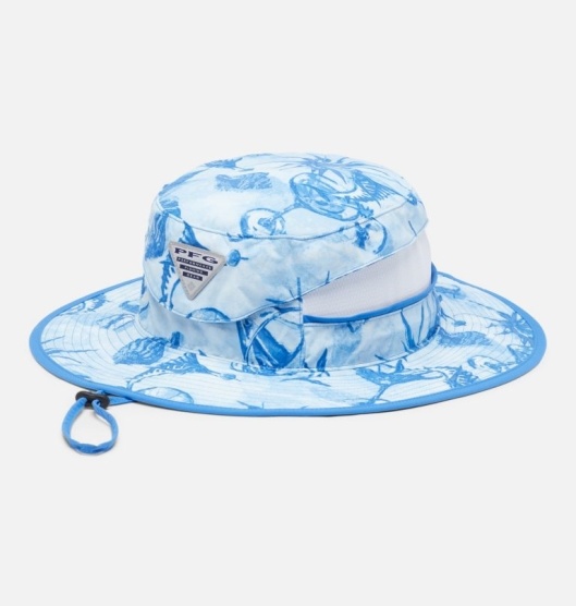 Columbia PFG Super Backcast Baseball Cap Men's Hats Blue | 014-SJKXOG