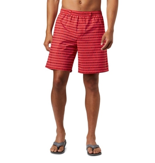 Columbia PFG Super Backcast Men's Shorts Red | 364-MREDFG