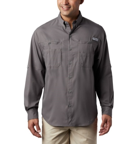 Columbia PFG Tamiami II Men's Fishing Shirts Grey | 237-HYEFMT