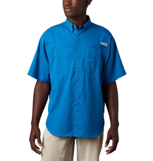 Columbia PFG Tamiami II Men's Fishing Shirts Dark | 308-LUNXFV